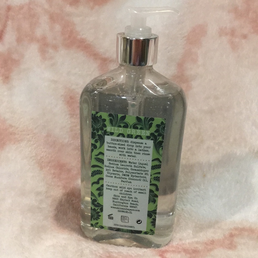 WildGreenCoconut Lime Scented Soothing Hand Soap with Coconut Oil large 17oz NWT - Picture 6 of 14